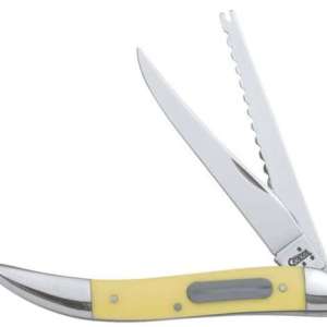 Yellow Synthetic | Fishing Knife | 320094F SS