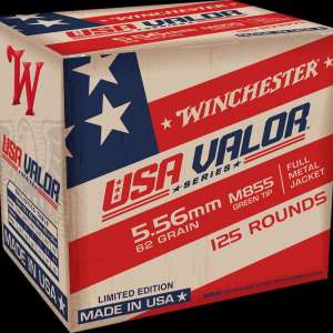 WIN USA VALOR 5.56 62GR GT FMJ 125B