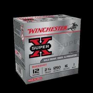 WIN SUPER-X 12GA 2.75 0 BUCK 25RD