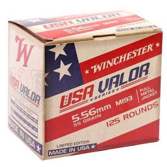 WIN USA193125 5.56 M193 55 FMJ 125/10