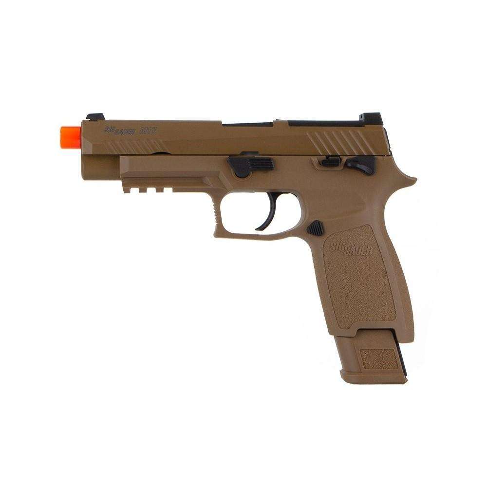 AIRSOFT, PROFORCE 6MM PLASTIC BB, M17 COYOTE TAN, C02 POWER SOURCE