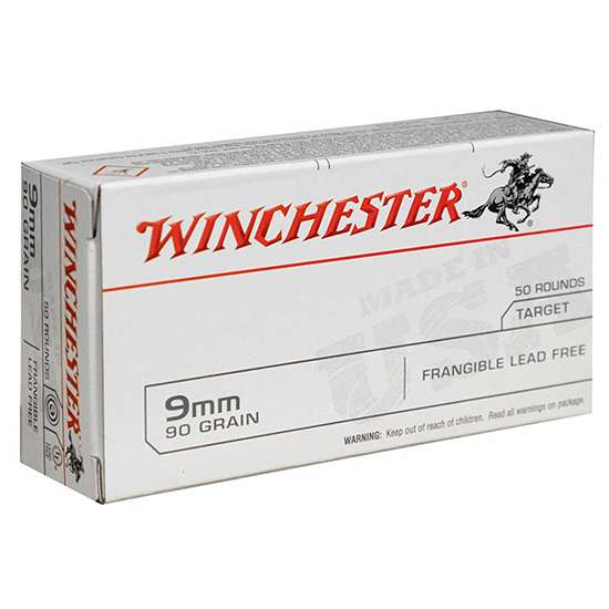 WIN USA 9MM 90GR FRANGIBLE LF 50/500