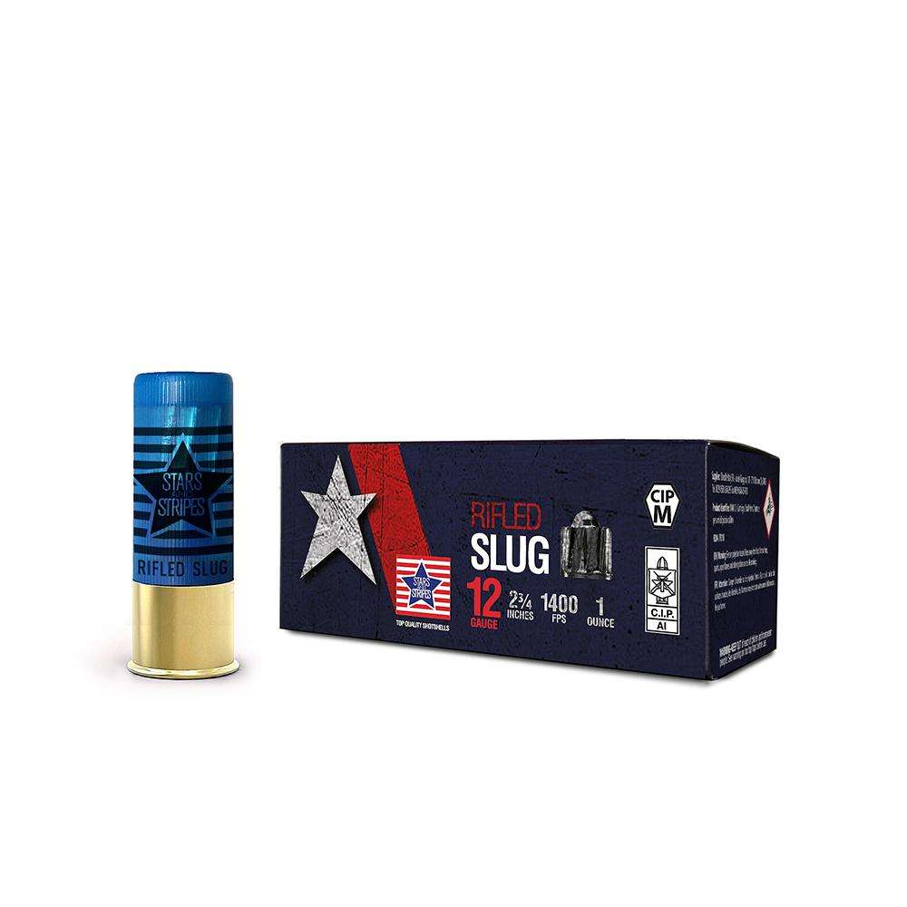 12ga 2 3/4'' 1oz. Slug 1400 FPS 10 RD