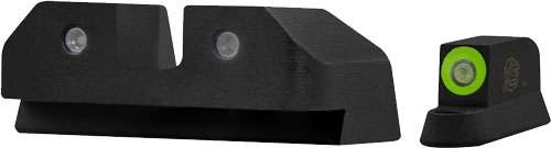 XS R3D CZ P10 GREEN TRITIUM SET GREEN FRONT FOCUS RING