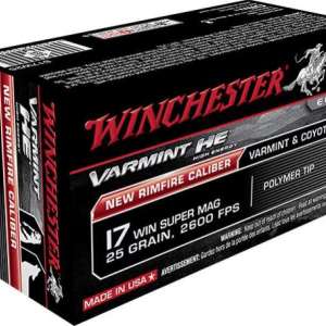 WINCHESTER SUPX 17WSM 25GR JHP 50