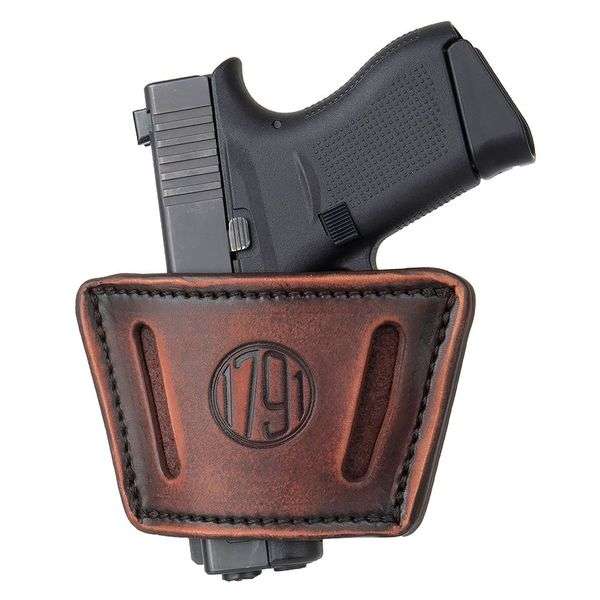 1791 GUNLEATHER UNIVERSAL IWB/OWB HOLSTER SMALL VINTAGE AMBI FITS SLIM/SMALL/MID FRAMES