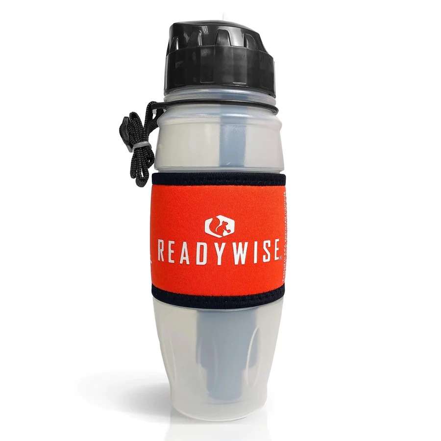 Wise Foods 08000 Water Filtration Bottle 28 oz Polymer