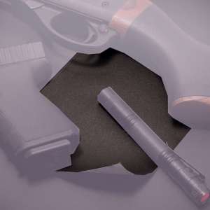 Wrapter Rubber Adhesive Grip - Block Texture - Black - Do It Yourself Sheet 5" X 6.75"