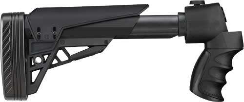 Advanced Technology B1101135 Strikeforce Shotgun Stock 6 Position Left Side Folding Black Synthetic for Moss 12&20 GA, Rem 870 12 GA, Win 12/20 GA