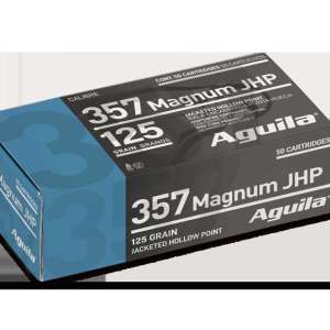 AGUILA 357 MAG 125GR JHP 50RD 10BX/CS