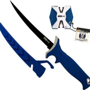 ACCUSHARP FILLET KNIFE W/ TWO- STEP CARBIDE SHARPENER 6.5"