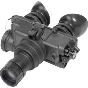 AGM Global Vision 12PV7123284111 PVS-7 3AW1 Night Vision Goggles Black 1x 27mm, Generation 3 White Phosphor Level 1, 64-72 Ip/mm Resolution White Filter