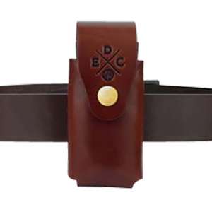 1791 Gunleather HDESSLSCHNA EDC Heavy Duty Easy Slide OWB Chestnut Leather Belt Slide Ambidextrous