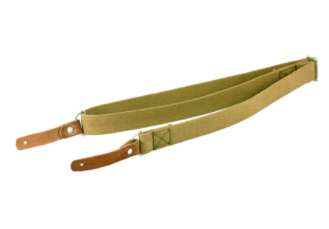 Aim Sports PJSSL AK/SKS Sling 20"-42" OD Green Canvas w/Leather
