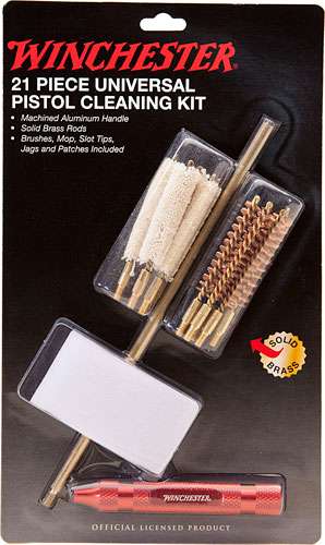 WIN UNIV PISTOL CLNG KIT 21PC CARD