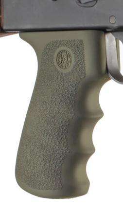 AK-47/AK-74 Rubber Grip with Finger Grooves - Olive Drab Green
