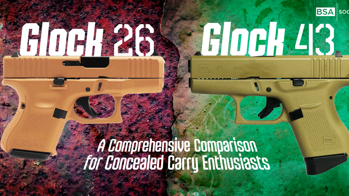 Glock 26 vs. Glock 43